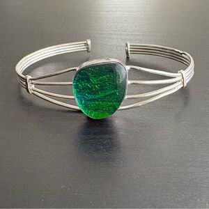 Silver Wire Cuff Bracelet